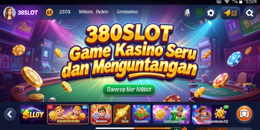 Screenshot gameplay menampilkan mesin slot yang mengasyikkan.