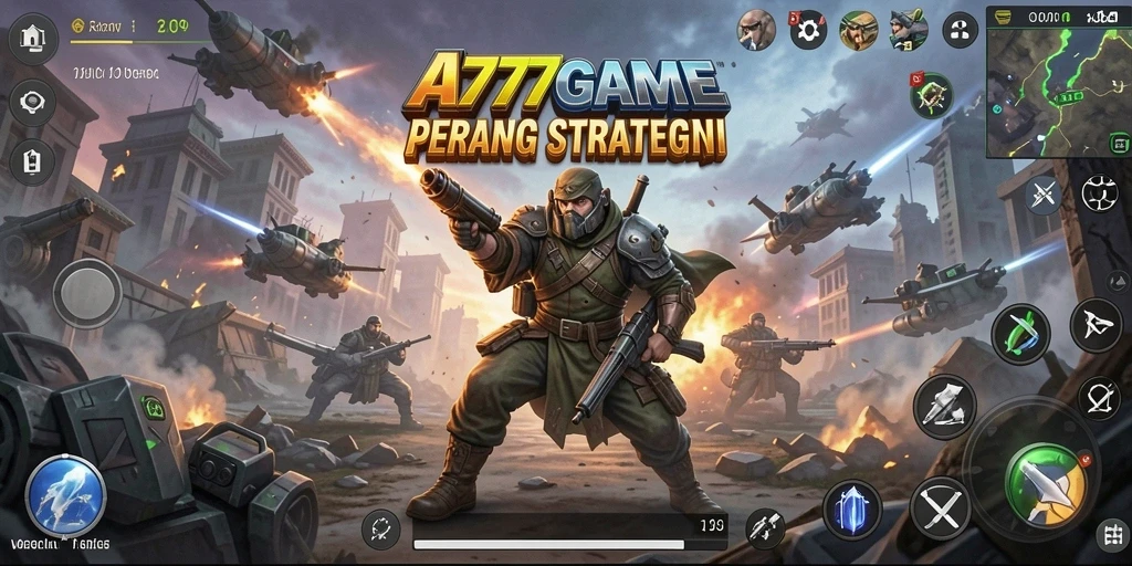 Tampilan seru dari gameplay A777GAME dengan strategi yang menegangkan.