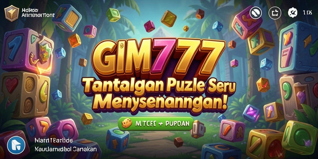 Screenshot gameplay GIM777 yang menunjukkan level tantangan yang menarik.