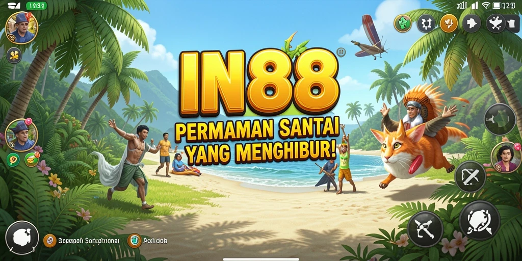 Tampilan gameplay IN88 yang seru dan penuh warna.