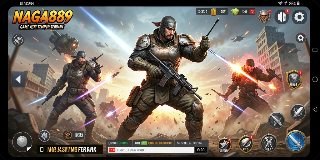 Gameplay mendebarkan dalam NAGA889 dengan aksi tembak-menembak yang intens.