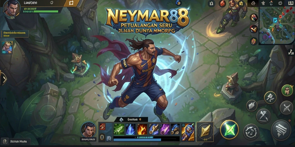 Tangkapan layar dari gameplay seru NEYMAR88 dalam dunia MMORPG.