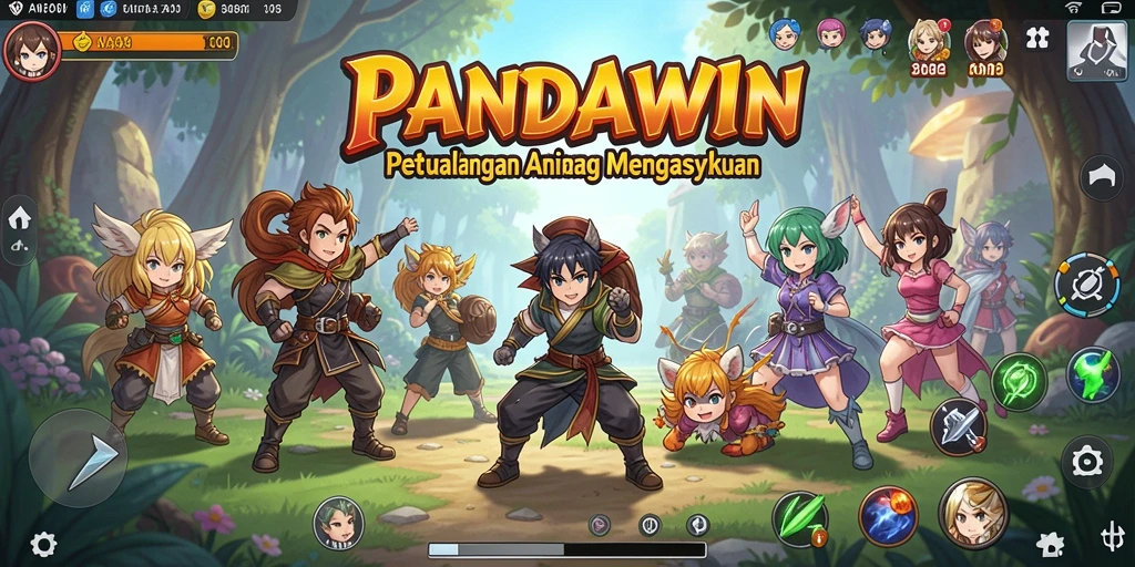 Gameplay seru dalam dunia Anime yang penuh petualangan.