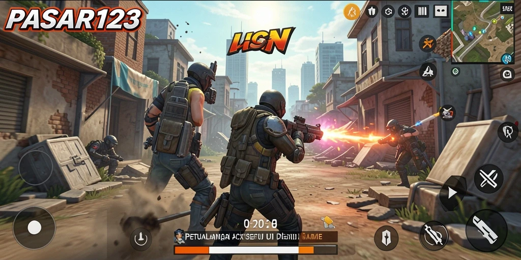 Tampilan gameplay seru dari PASAR123 dengan aksi cepat.