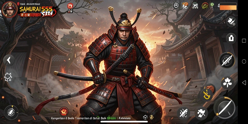 Gameplay seru dengan elemen horor yang menegangkan di SAMURAI555.