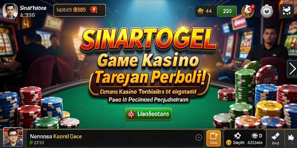 Screenshot SINARTOGEL menampilkan keseruan gameplay Kasino yang menghibur.